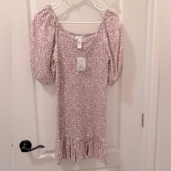 ✨NWT | Japna | Floral balloon sleeves ruffled milkmaid dress - Picture 4 of 7